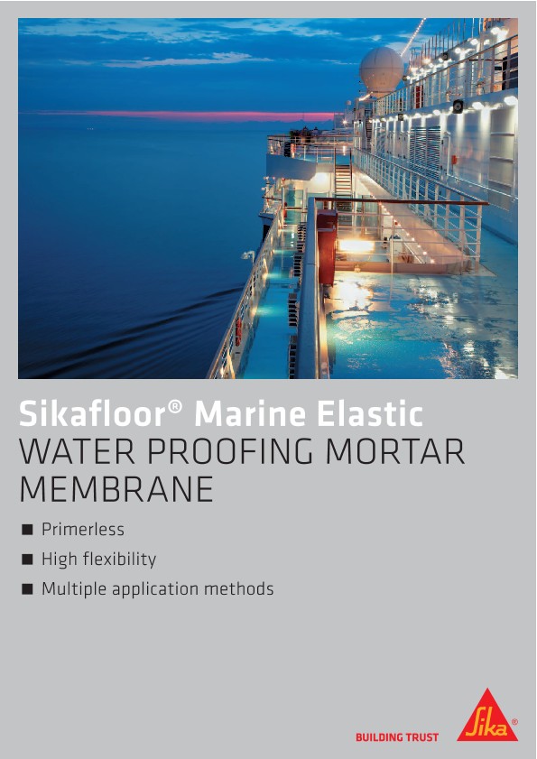 Sikafloor® Marine Elastic - Water Proofing Mortar Membrane