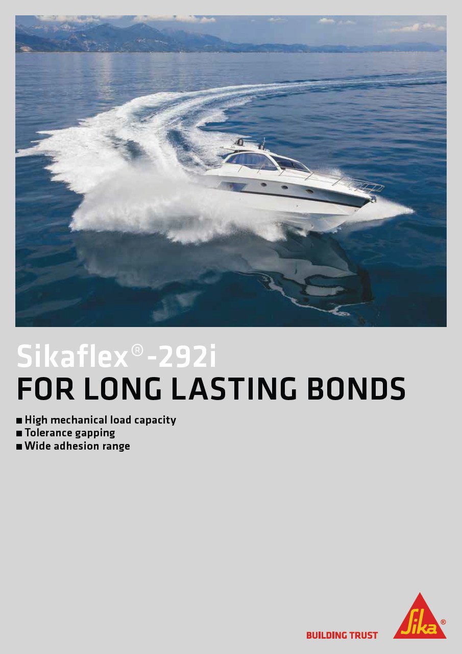 Sikaflex®-292i - for Long Lasting Bonds