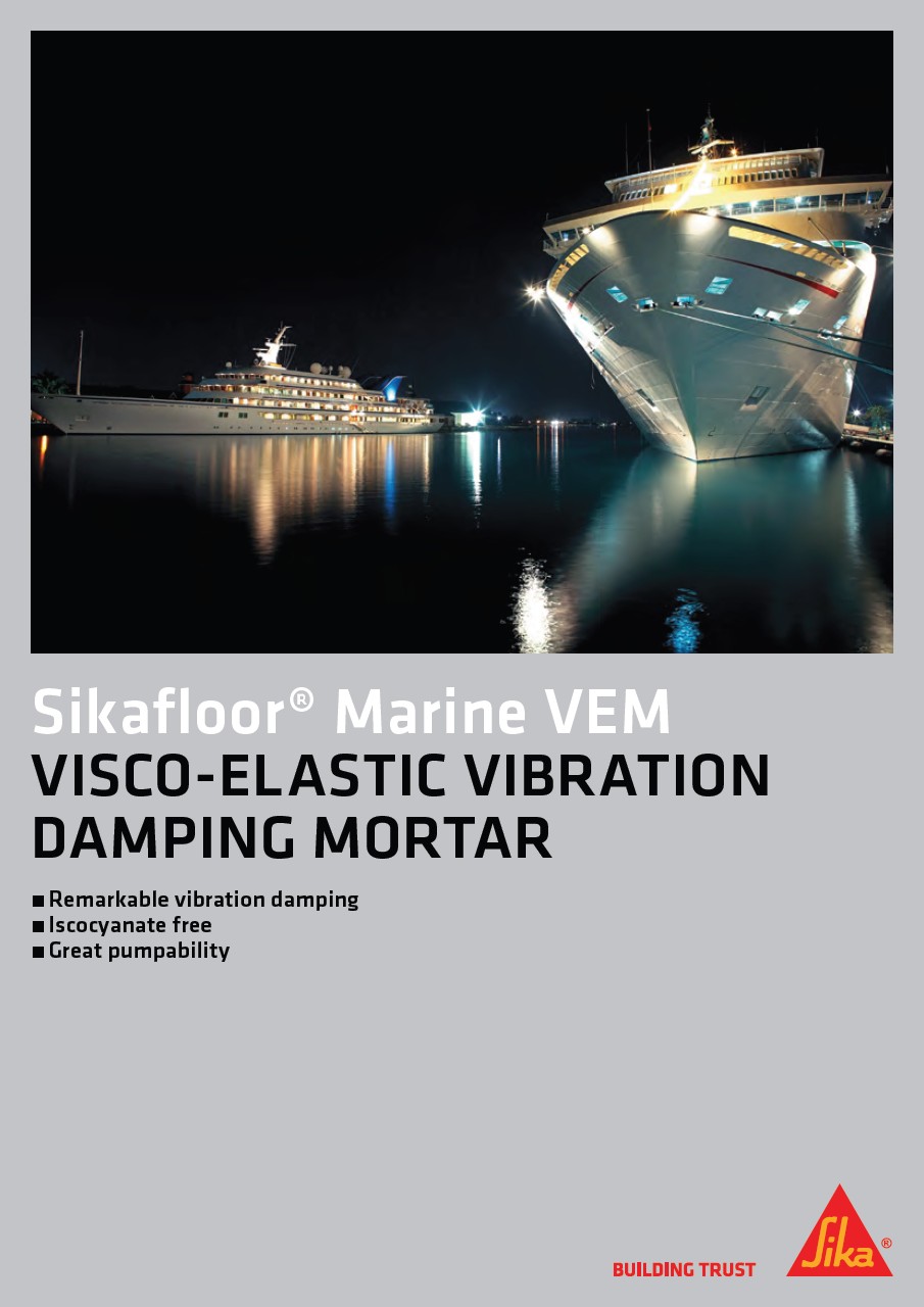 Sikafloor® Marine VEM - Visco-Elastic Vibration Damping Mortar