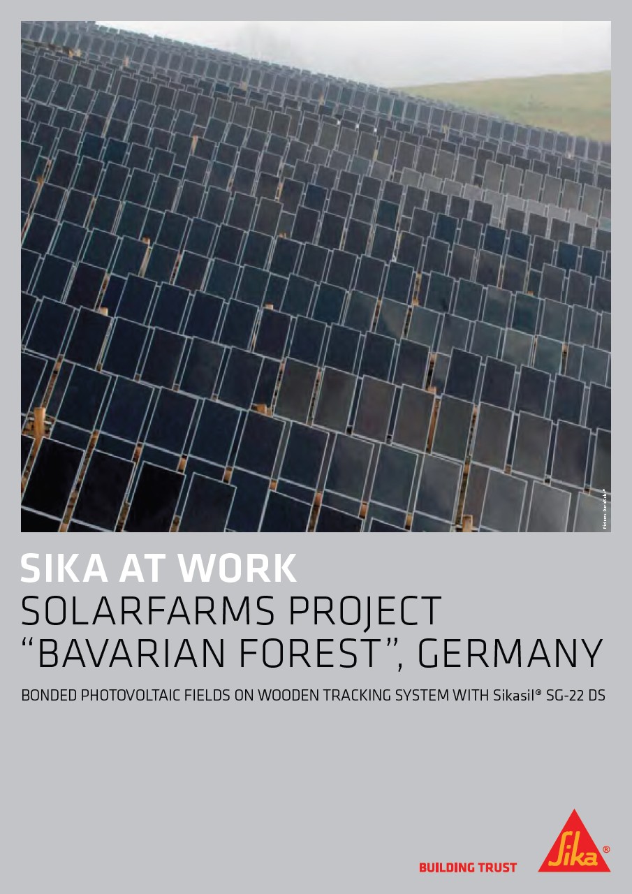 Sika at Work - Solarfarms Project "Bavarian Forest", Germany