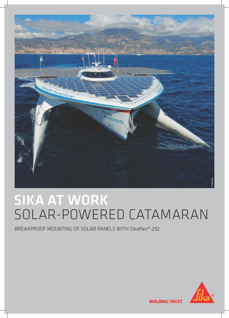 Sika at Work - Solar-Powererd Catamaran